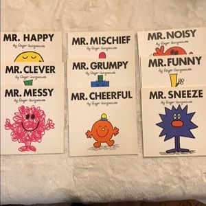 ROGER HARGREAVES BOOK LOT of 9